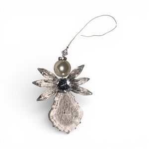 Christmas Gemstone Angel Figurine Tree Decoration